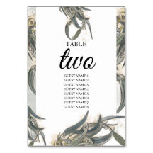 Watercolor Eucalyptus Deixa Casamento Verde