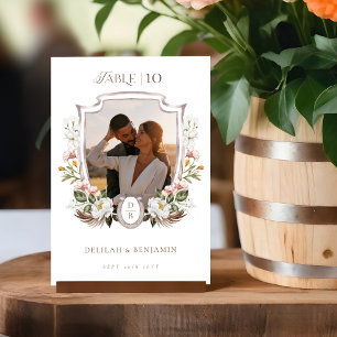 Numeração De Mesa Western Wedding Boho Floral Foto Crest Horsfere