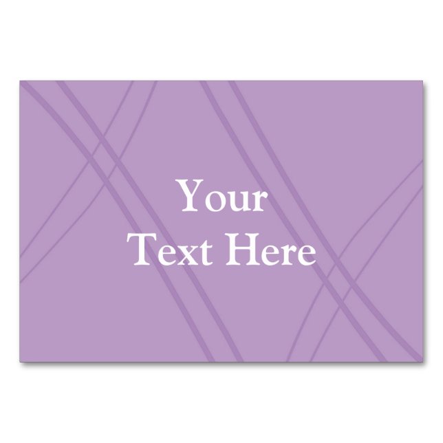 Numeração De Mesa Wisteria Crissed (Verso)