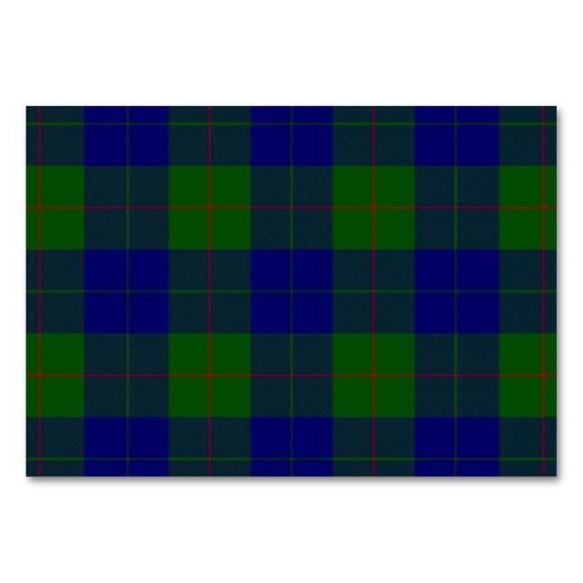 Numeração De Mesa Xadrez azul-tartã-barclay (Frente)
