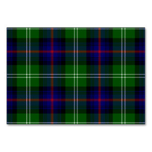 Numeração De Mesa Xadrez azul-tartã-sul