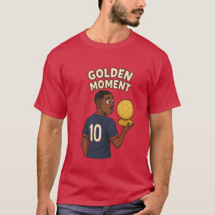 Número 10 Tributo   T-Shirt Herói de Futebol do Ca