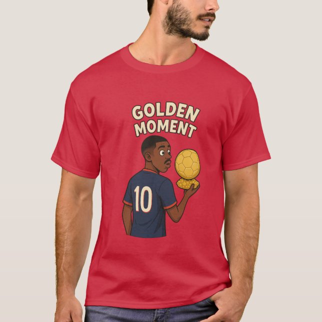 Número 10 Tributo | T-Shirt Herói de Futebol do Ca (Frente)