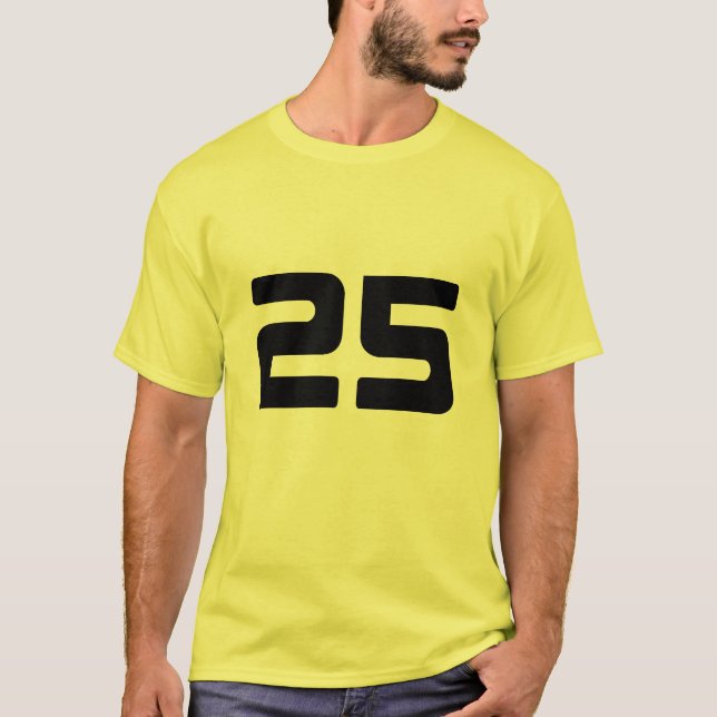 Número 25 T-Shirt (Frente)
