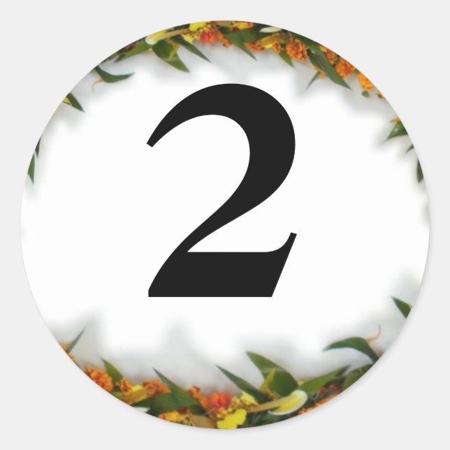 Número 2 do adesivo da Lei Havaiana (Frente)