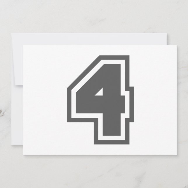 Número 4 (Frente)