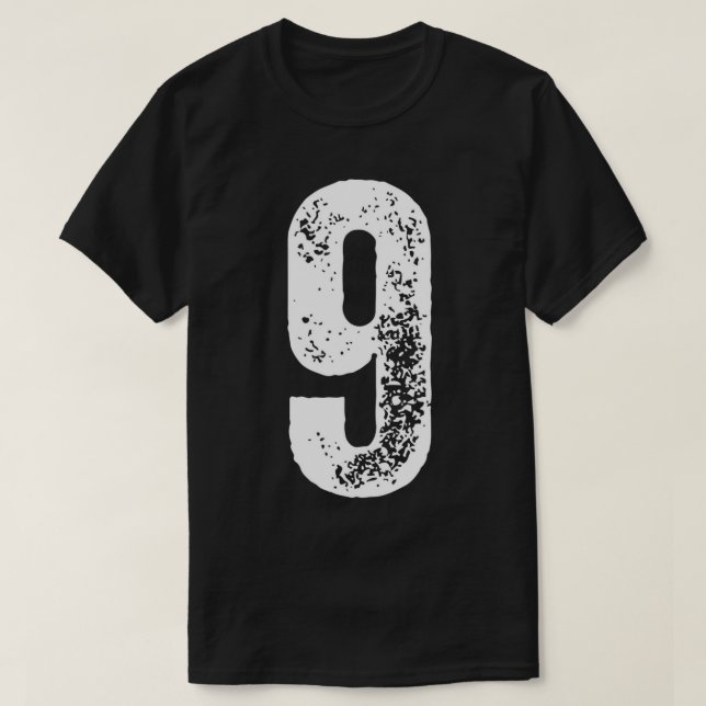 Número 9 T-Shirt (Frente do Design)