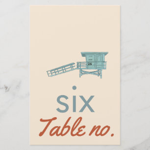número da mesa de casamento com animais do oceano