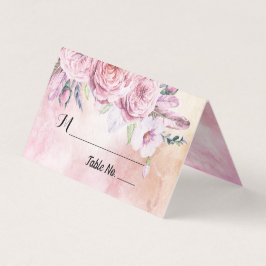 Número da Tabela Casada Escort Boho Floral & Feena