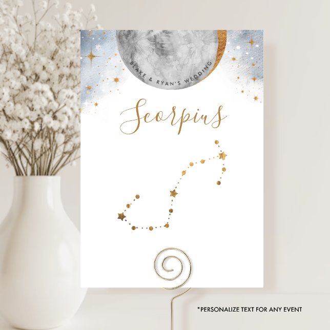 Número da Tabela Celestial, Constelação de Escorpi (Criador carregado)