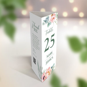 Número da Tabela Chinesa, Menu e cartões de agrade