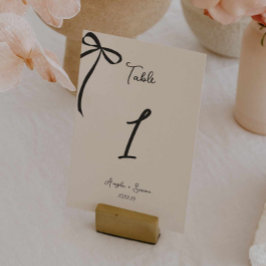 Número da Tabela de Casamento de Arcos desenhada à