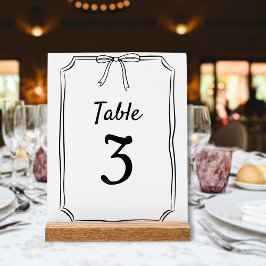 Número da Tabela de Casamento de Arcos Simples Mod