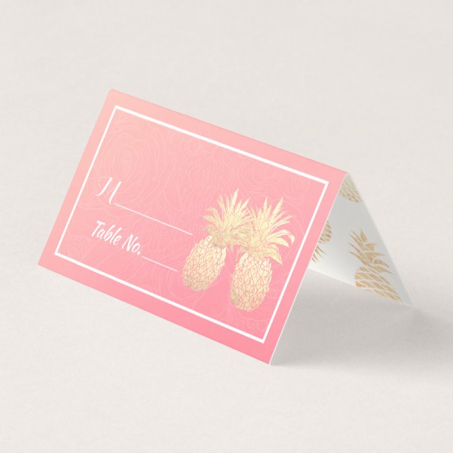 Número da Tabela de Casamento Escort Casal de Abac (Frente)