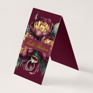 Número da Tabela de Casamentos de Peony Dourada Ma