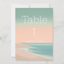 Número da tabela de destino Elegante