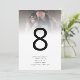 Número da Tabela de Nomes de Convidado da Sobrepos