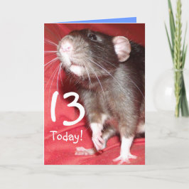 número de ano personalizável Cartão de aniversário