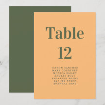 Número de Boho Casado Elegante Moderno