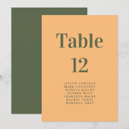 Número de Boho Casado Elegante Moderno