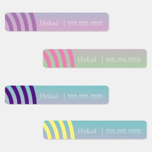 Número de Etiquetas do Nome do Almoço da Classe 