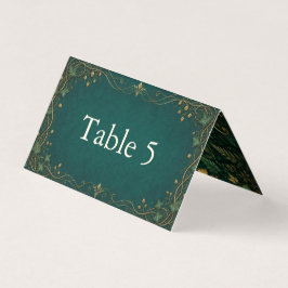 Número de Mesa de Casamento Floresta Encantada