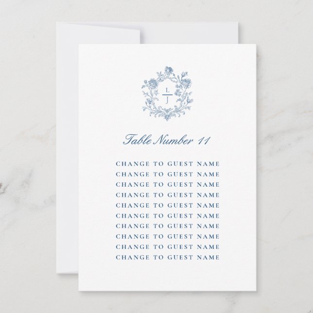 Número de Mesa de Casamento Personalizado Assentos (Frente)