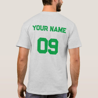 Número de Nome Personalizado no verso do T-Shirt V