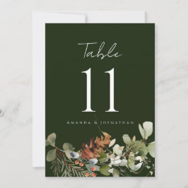 Número de Tabela de Casamento de Disposição Floral