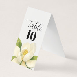 Número de Tabela Flor da Magnolia de Casamento Per