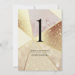 Número de Tabela Geométrica de Folha de Champanhe