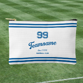 Número do jogador personalizado de baseball azul e