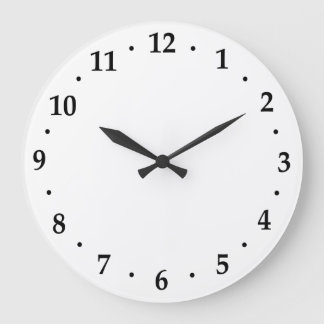 Número do relógio Modelo de rosto Use seu Design