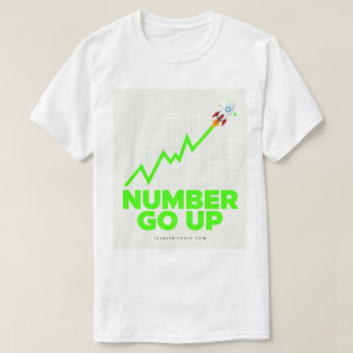 NÚMERO SOBE - Camiseta masculina Bitcoin