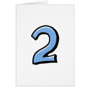 Números de Bobos 2 cartões azuis "You're My Number