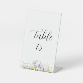 Números de Mesa para Casamento Flor de Primavera