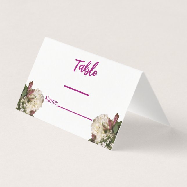 Números de Placa de Local da Flora Botânica Branca (Verso)