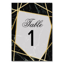 Números de Tabela Nupindo Cartões Elegantes de Már