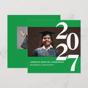 Números grandes fora do centro - Anúncio de gradua