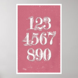 Números Retroativos - Posters Matemáticos