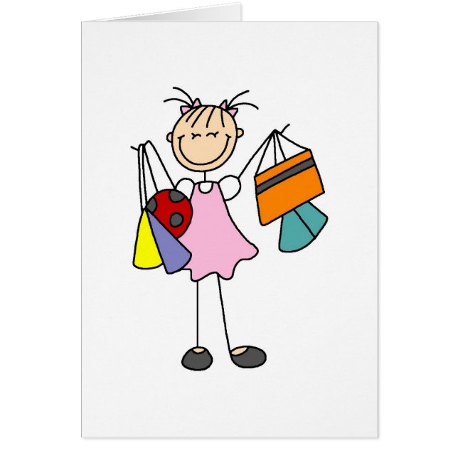 Nunca bastante bolsas que compram o cartão (Frente)