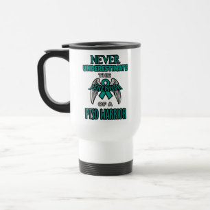 Nunca... Caneca de viagem do Guerreiro PTSD