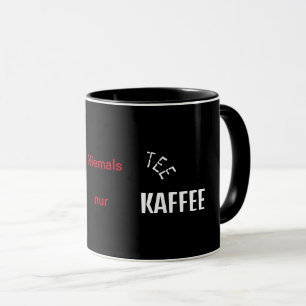 Nunca chá, apenas xícara de café