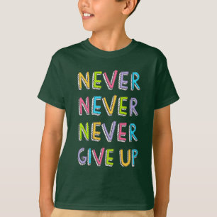 Nunca dê acima a camisa
