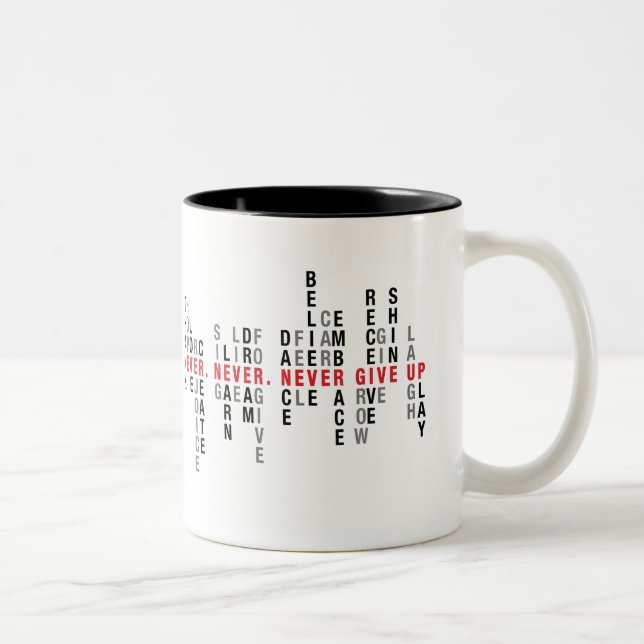 Nunca dê acima a caneca, caneca das citações, (Direita)