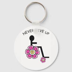 Nunca dê acima o chaveiro de flower power