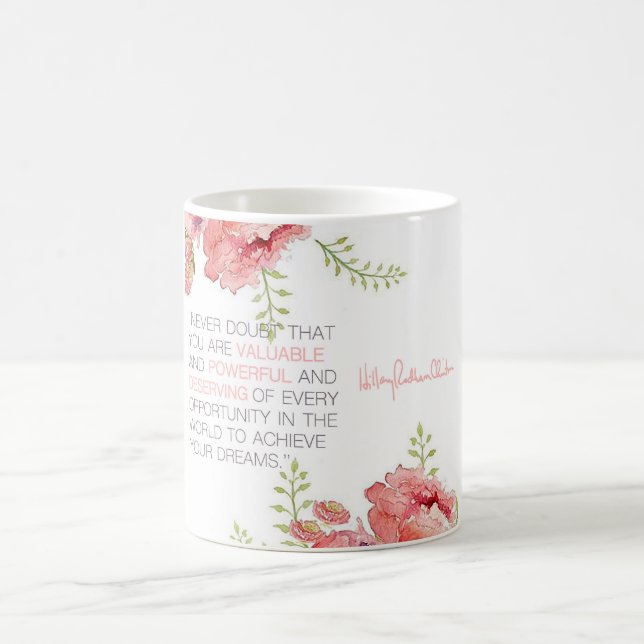 Nunca duvide - a caneca de Hillary Clinton (Centro)