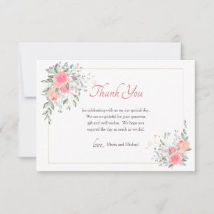 Nunca é Cartões de agradecimentos Tarde