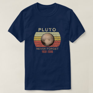 Nunca Esqueça A Camisa Plutão. Estilo Retroativo