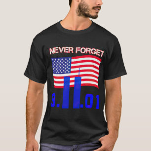 Nunca Esqueça a Camiseta 9 11